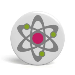 Geek Button Atommodell