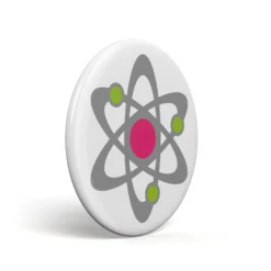 Geek Button Atommodell