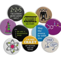 Geek Button 10er Bundle