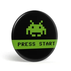 Geek Button Press Start