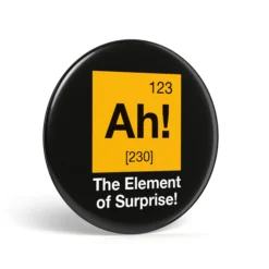 Geek Button The Element Of Surprise