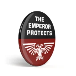 Geek Button: The Emperor Protects