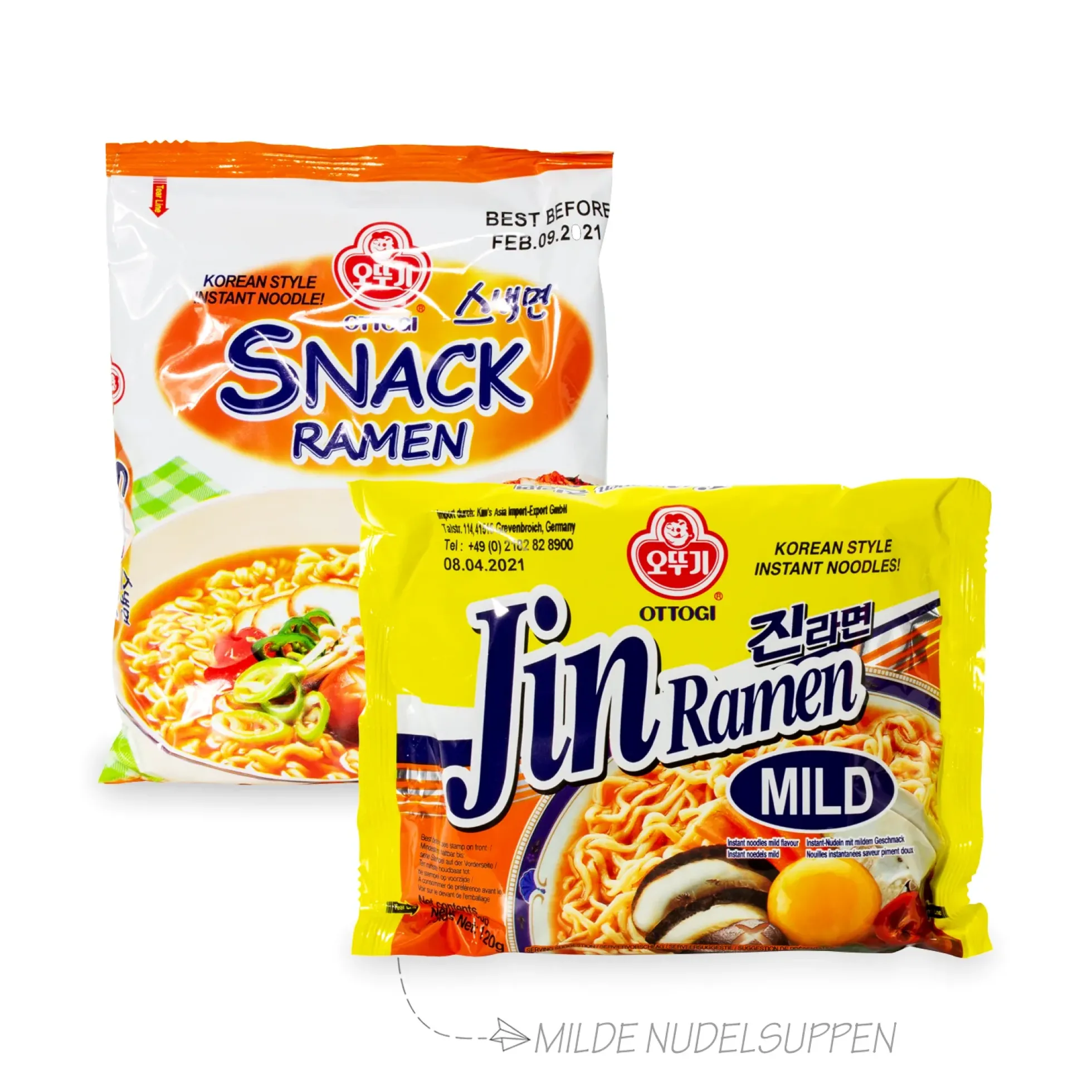 Guksu - Deine koreanische Nudelbox 8er Pack