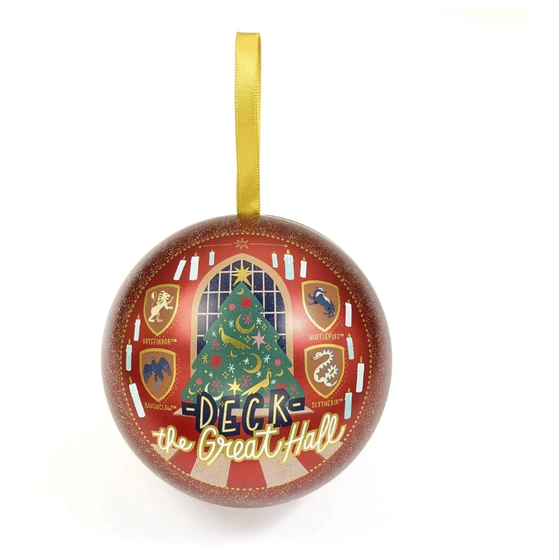 Harry Potter Christbaumkugel Deck the Great Hall mit Schlüsselanhänger