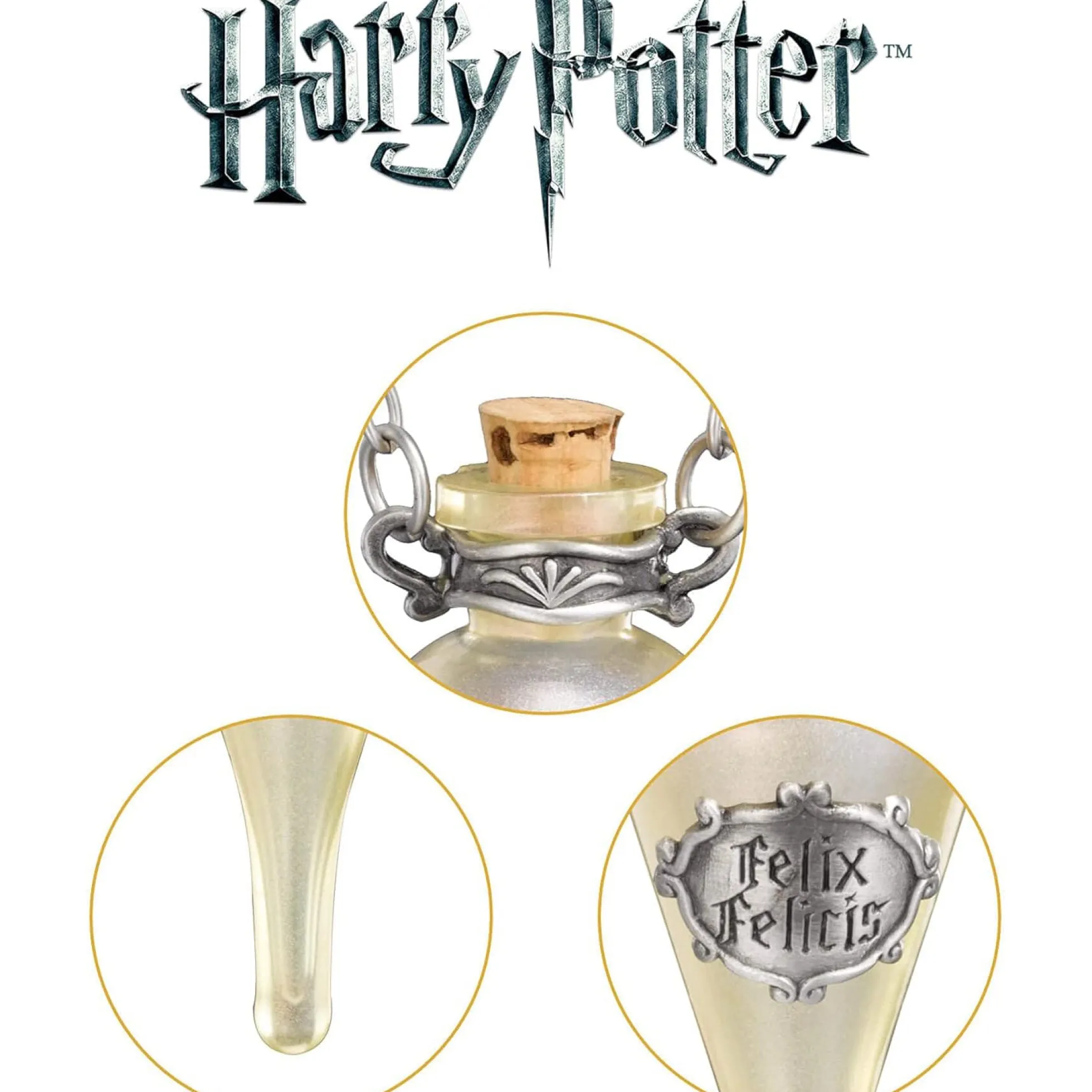 Harry Potter Felix Felicis Phiole Anhänger & Display
