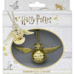 Harry Potter Halskette Goldener Schnatz mit Uhr