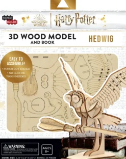 Harry Potter Hedwig 3D-Holzbausatz