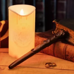 Harry Potter Kerzen-Lampe mit Zauberstab-Fernbedienung