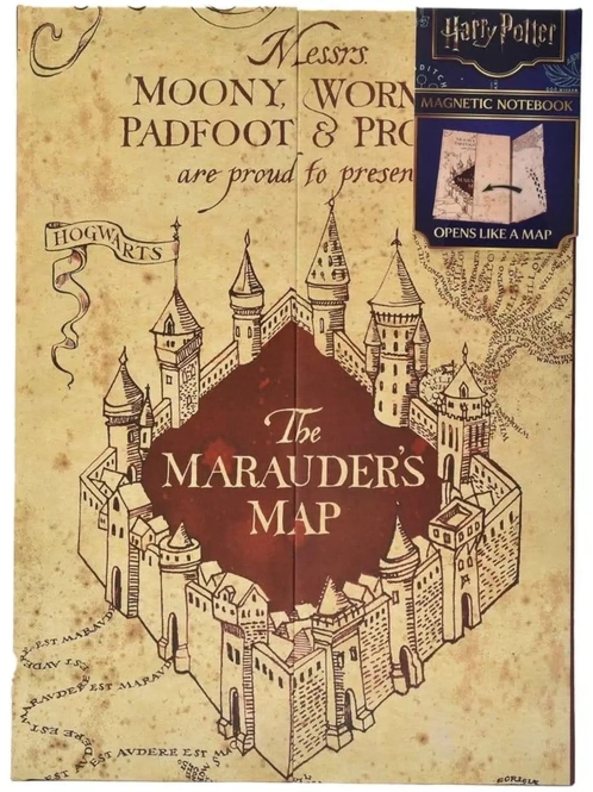 Harry Potter Notizbuch Karte des Rumtreibers