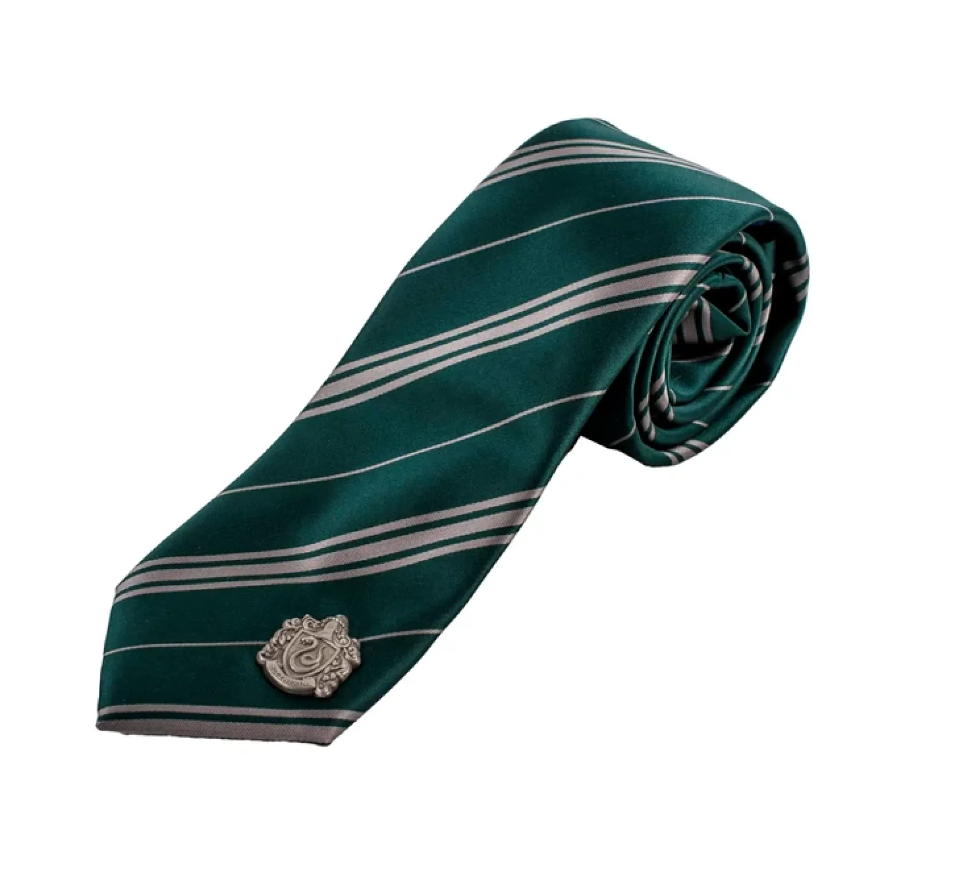 Harry Potter Slytherin Krawatte mit Hauswappen-Pin