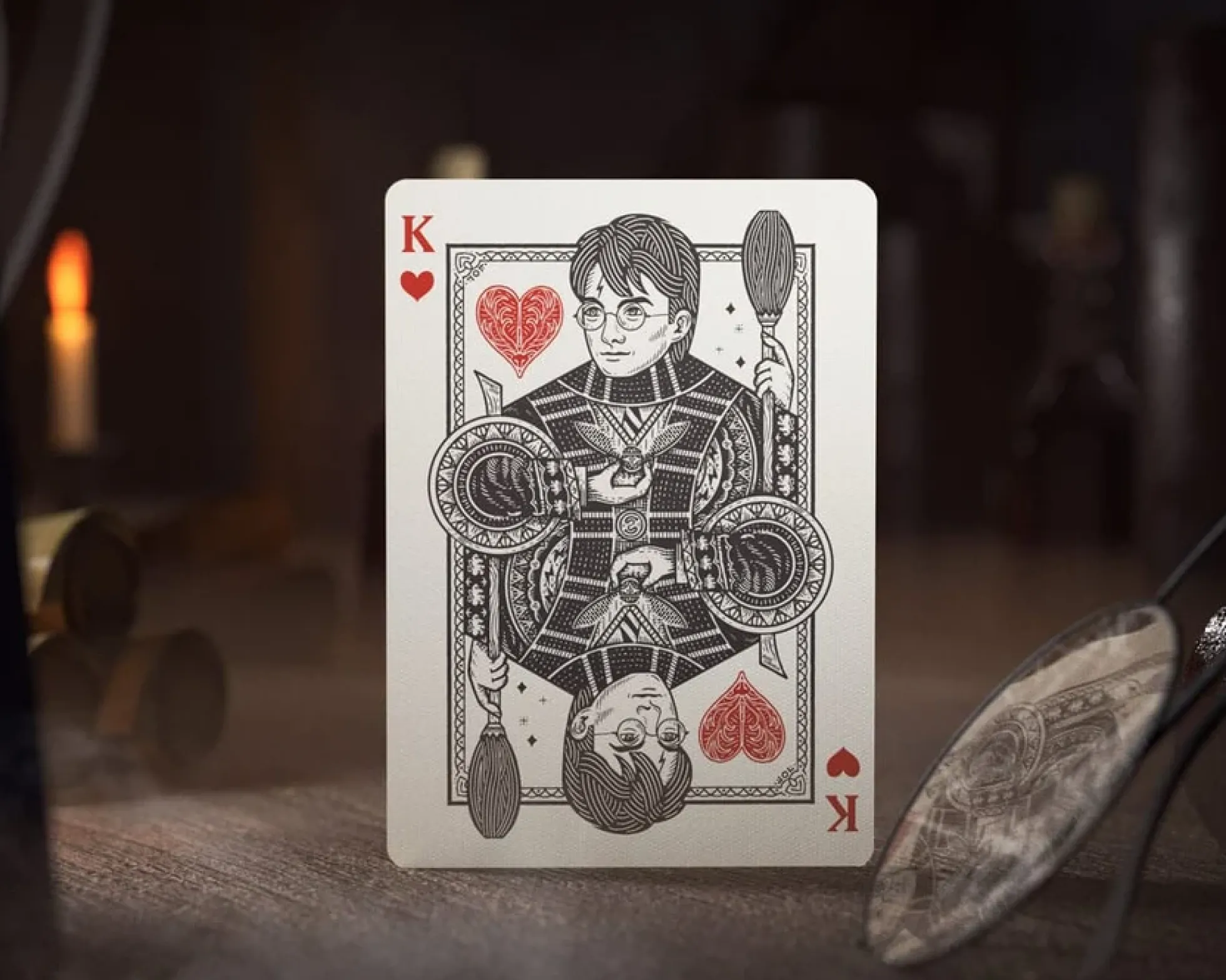 Harry Potter Spielkarten der Hogwarts-Häuser