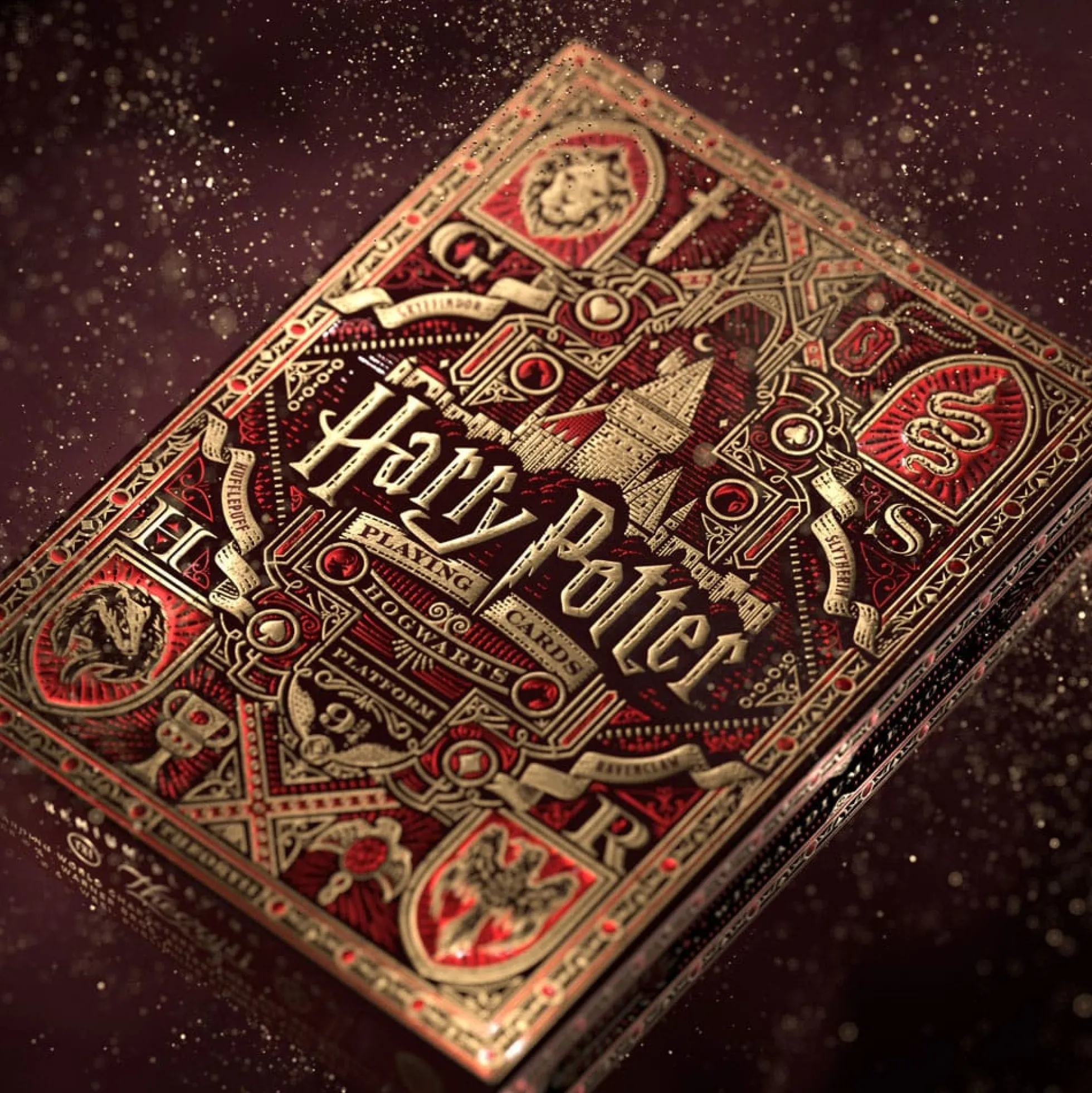 Harry Potter Spielkarten der Hogwarts-Häuser