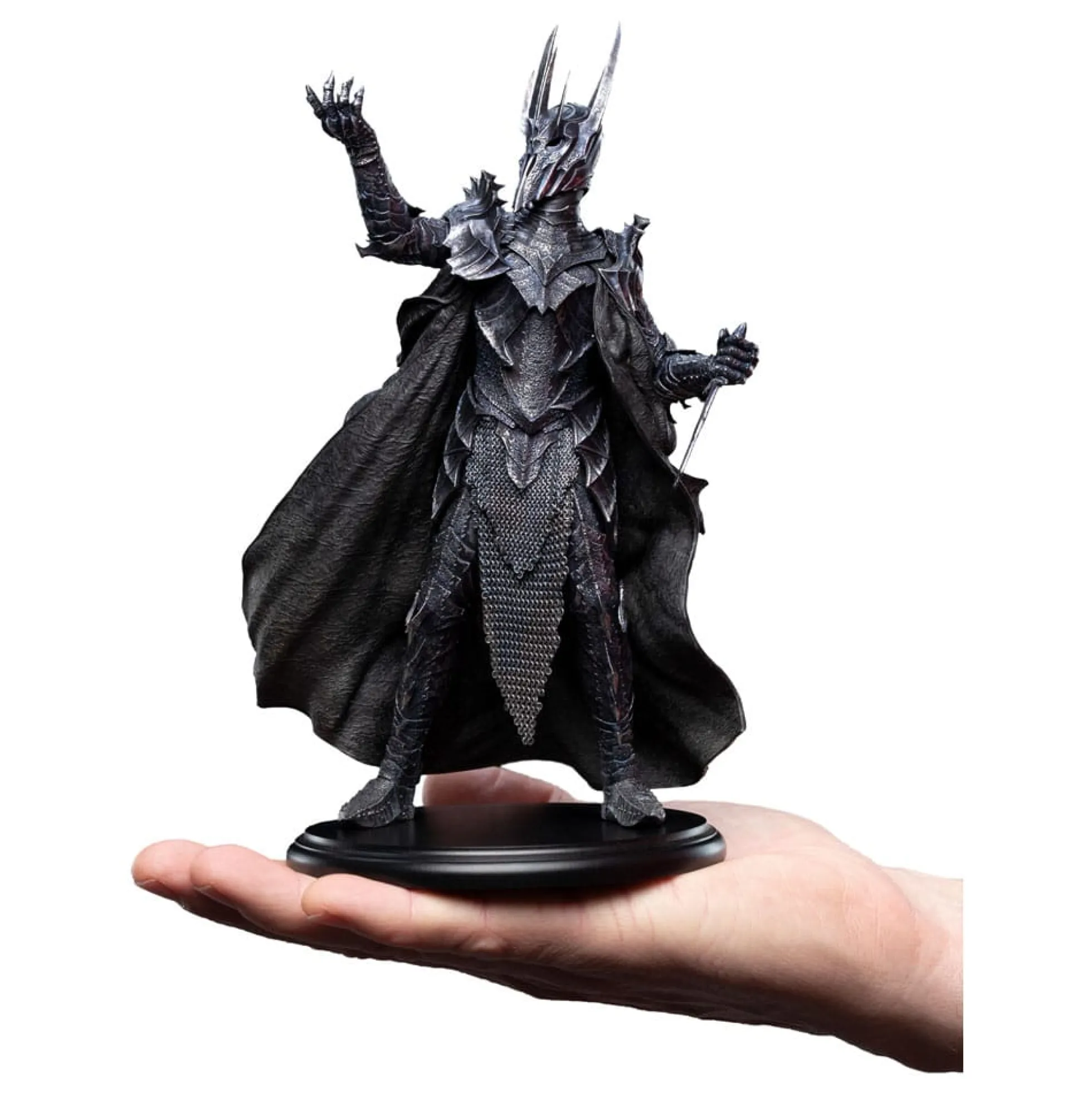 Herr der Ringe Statue: Sauron beim Schmieden des Rings