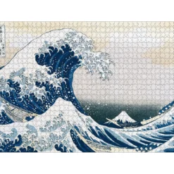 Hokusai Puzzle: Die große Welle vor Kanagawa in 1000 Teilen
