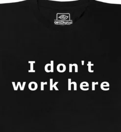 I don't work here