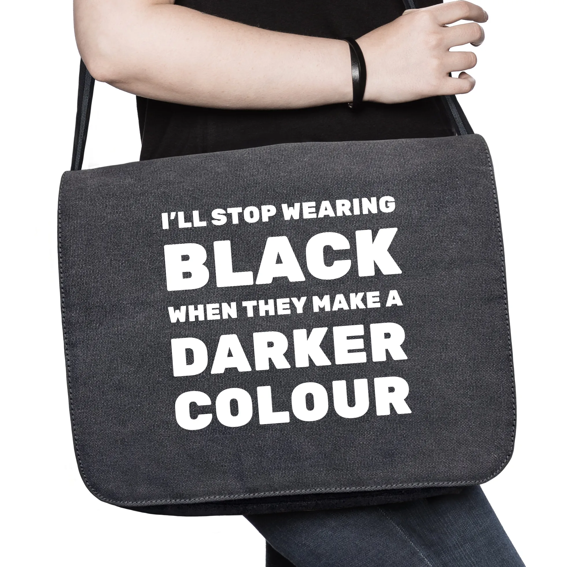 I'll stop wearing black
