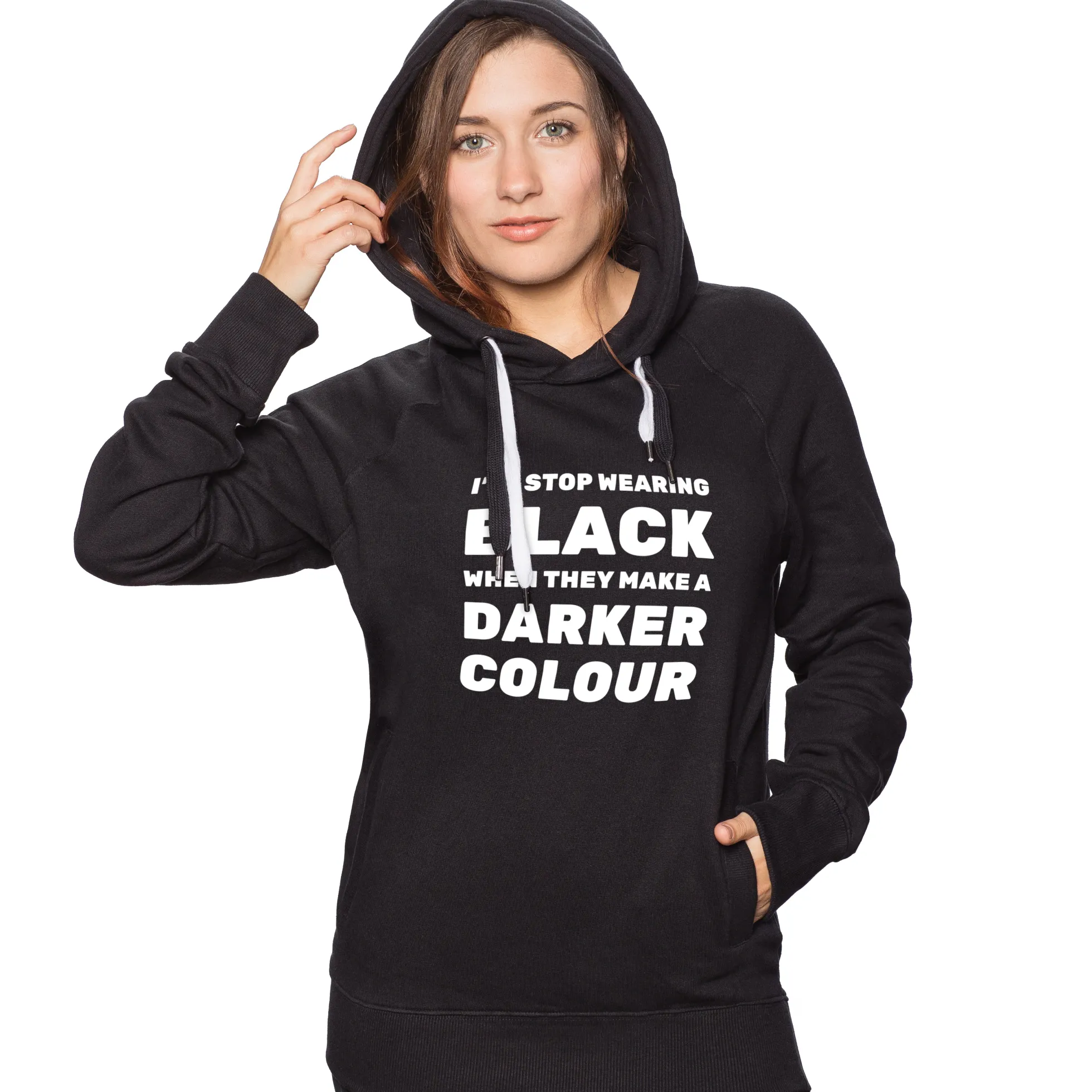I'll stop wearing black