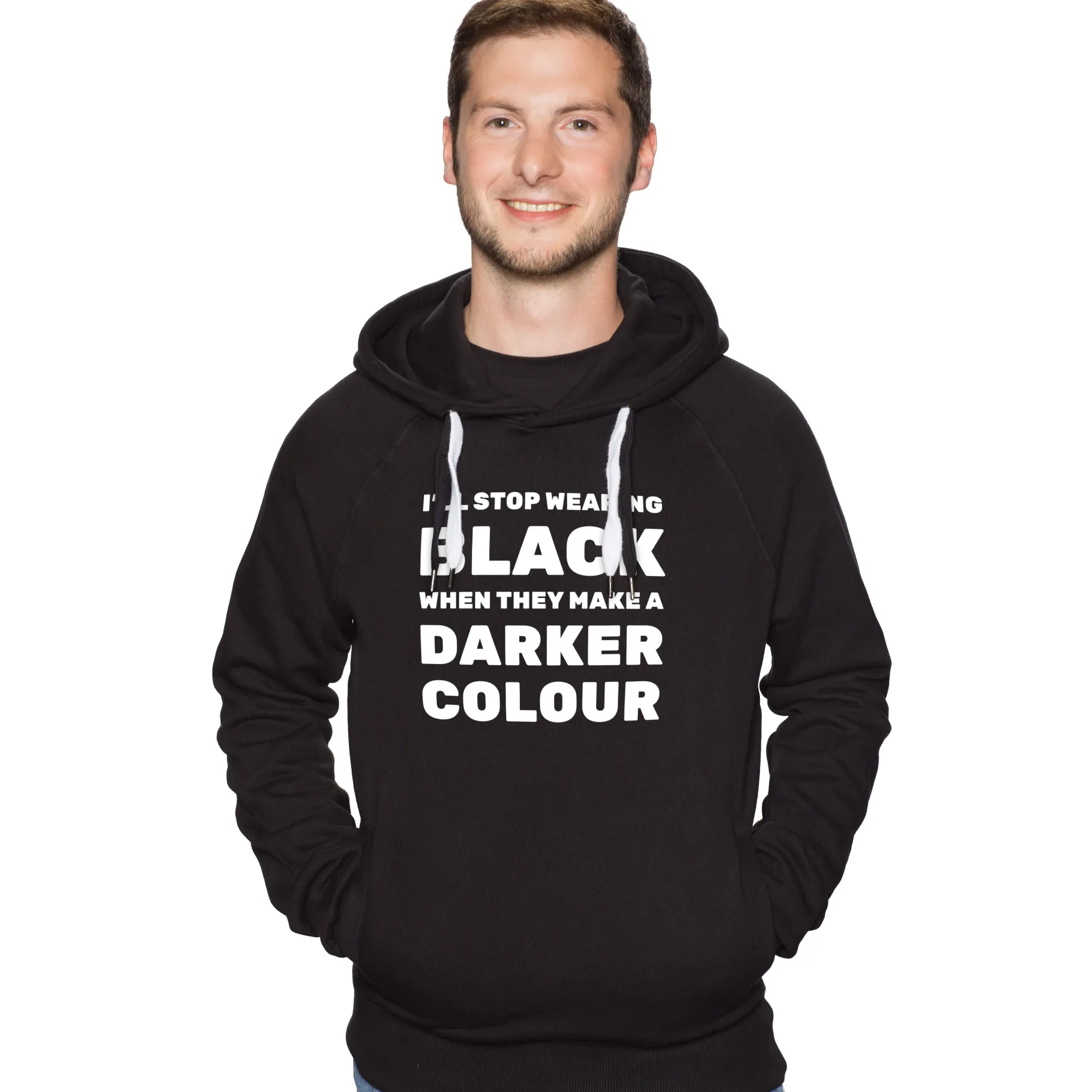 I'll stop wearing black