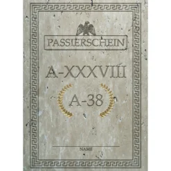 Impfpasshülle Passierschein A38