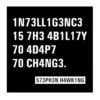 Intelligence - Stephen Hawking Zitat Aufkleber
