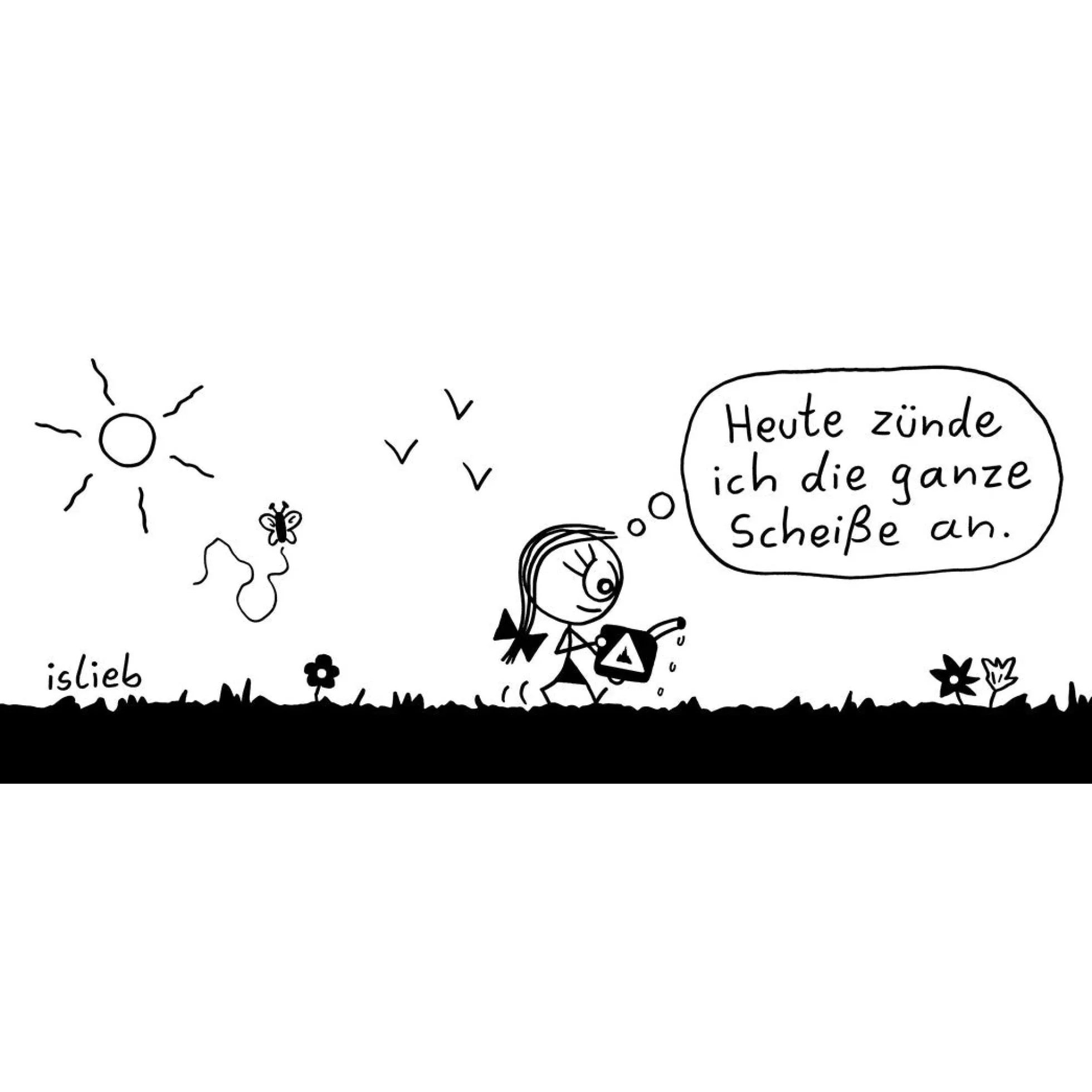 islieb - Alles anzünden Becher