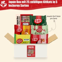 Japanische KitKat Snackbox mit 25 Riegeln