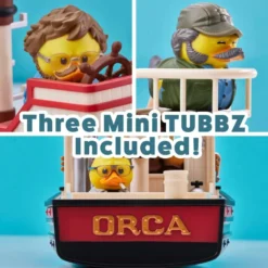 Jaws TUBBZ Orca Schiff und Mini-Badeenten Sammler-Set