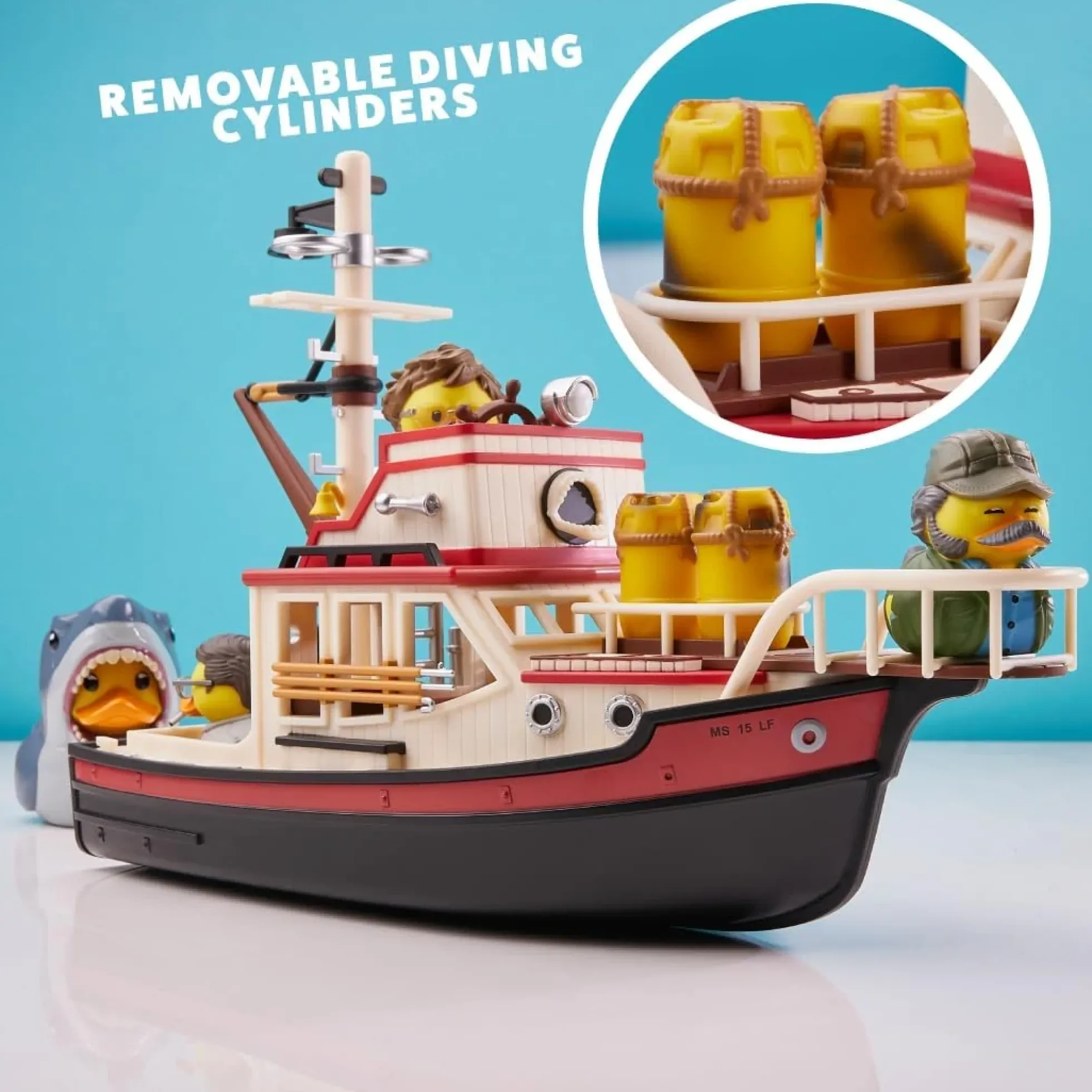 Jaws TUBBZ Orca Schiff und Mini-Badeenten Sammler-Set