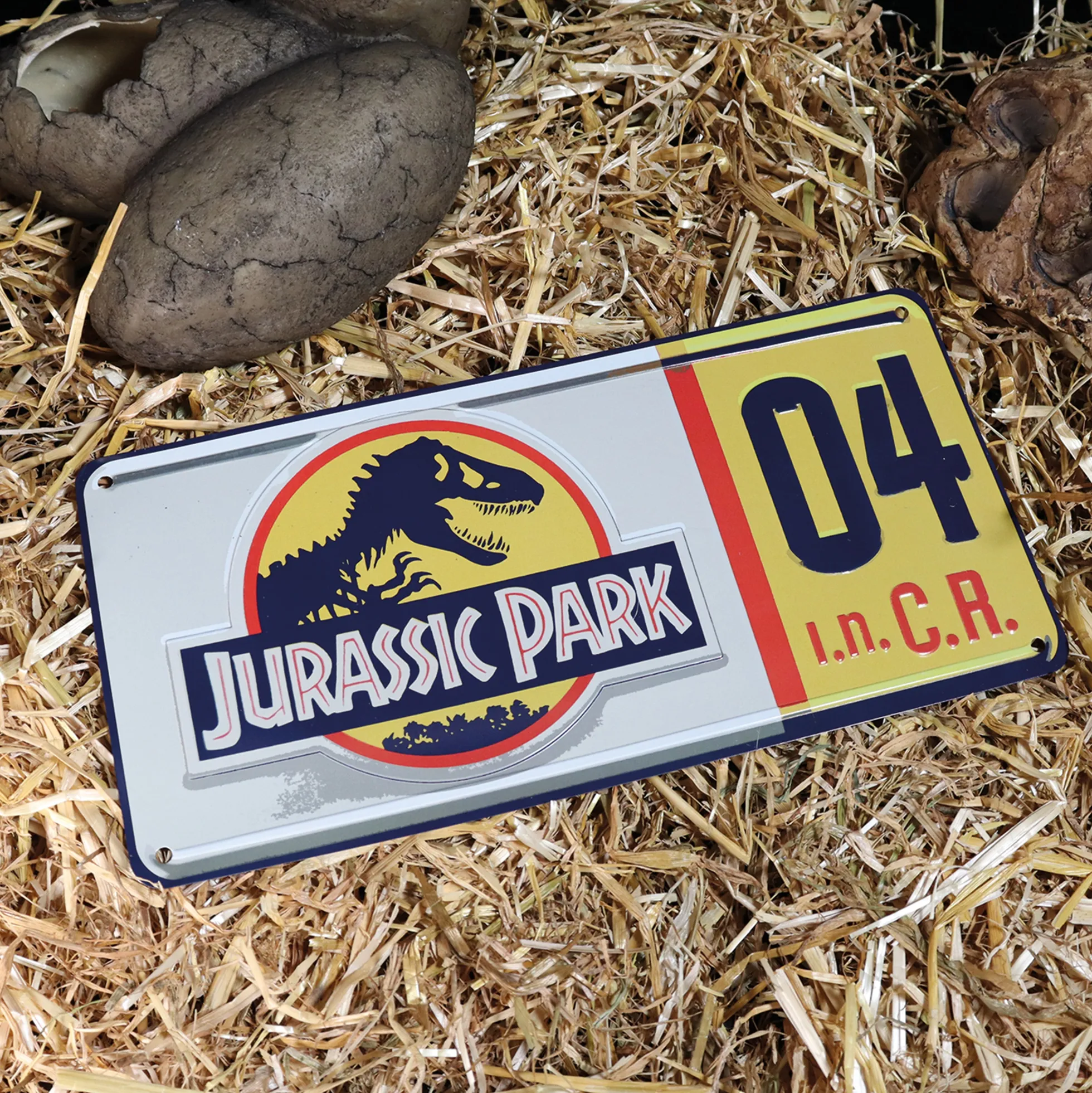 Jurassic Park Nummernschild-Replik