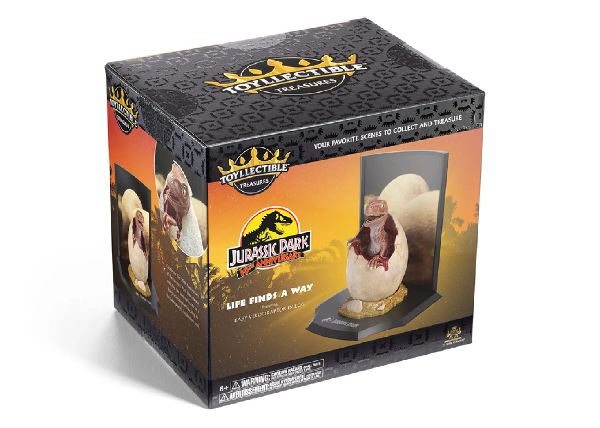Jurassic Park "Schlüpfender Raptor" Diorama