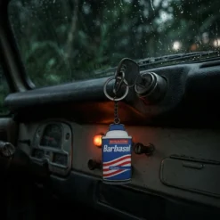 Jurassic Park Schlüsselanhänger Barbasol-Dose
