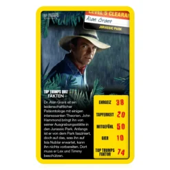 Jurassic Park Top Trumps Kartenspiel