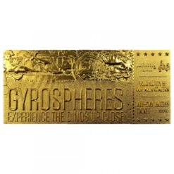 Jurassic World Limited Edition 24k Gyrosphere Ticket