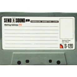 Kassetten-Grußkarte mit Sound