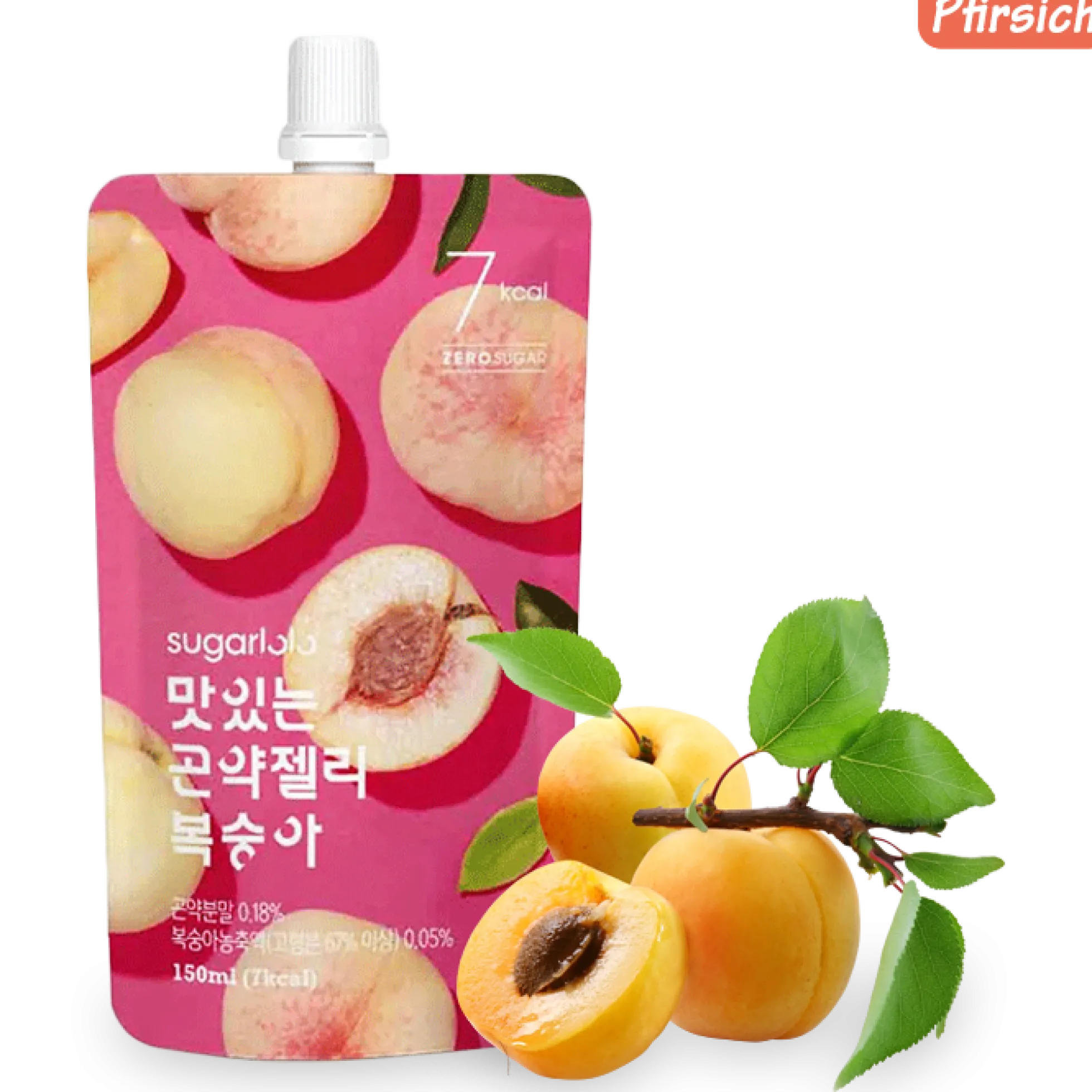 Konjac Gelee im Quetschbeutel