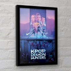 KPop Demon Hunters Poster im Rahmen