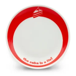Kuchenteller "The cake is a lie"