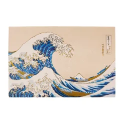 Metallschild Die große Welle vor Kanagawa