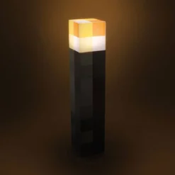 Minecraft Fackel-Lampe (für Tisch und Wand)