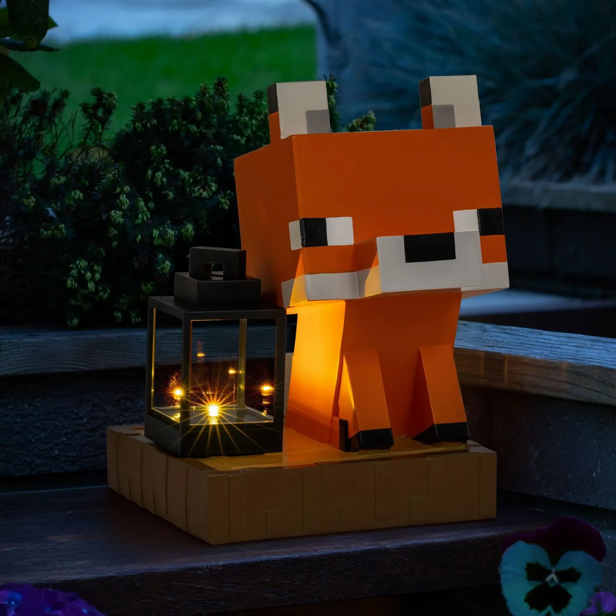 Minecraft Fuchs Solar Lampe