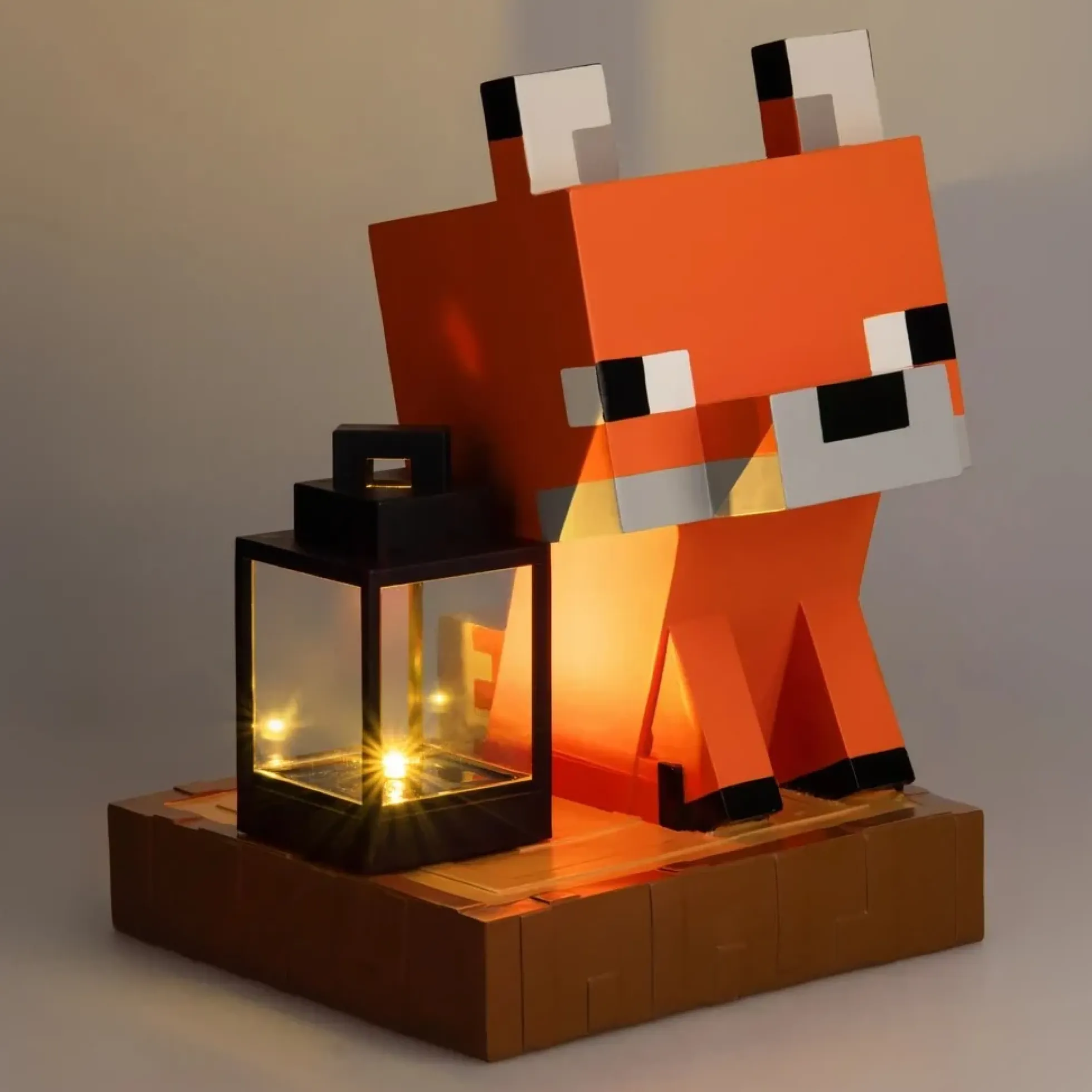 Minecraft Fuchs Solar Lampe