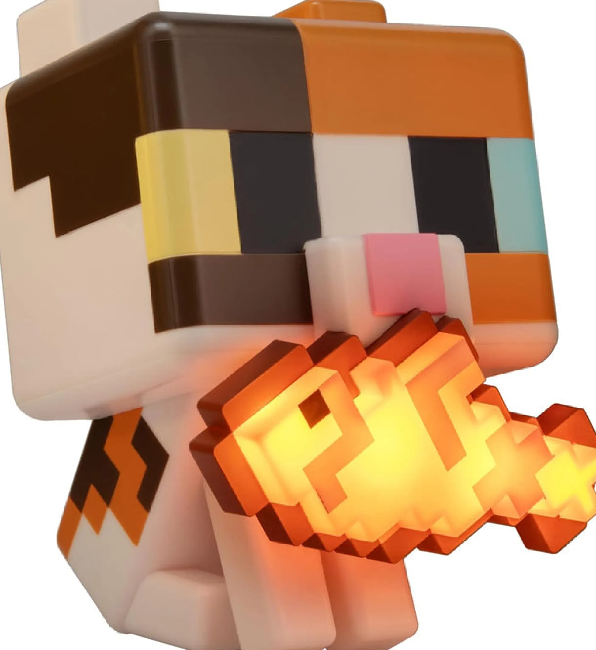 Minecraft Katze 3D Farbwechsel Lampe