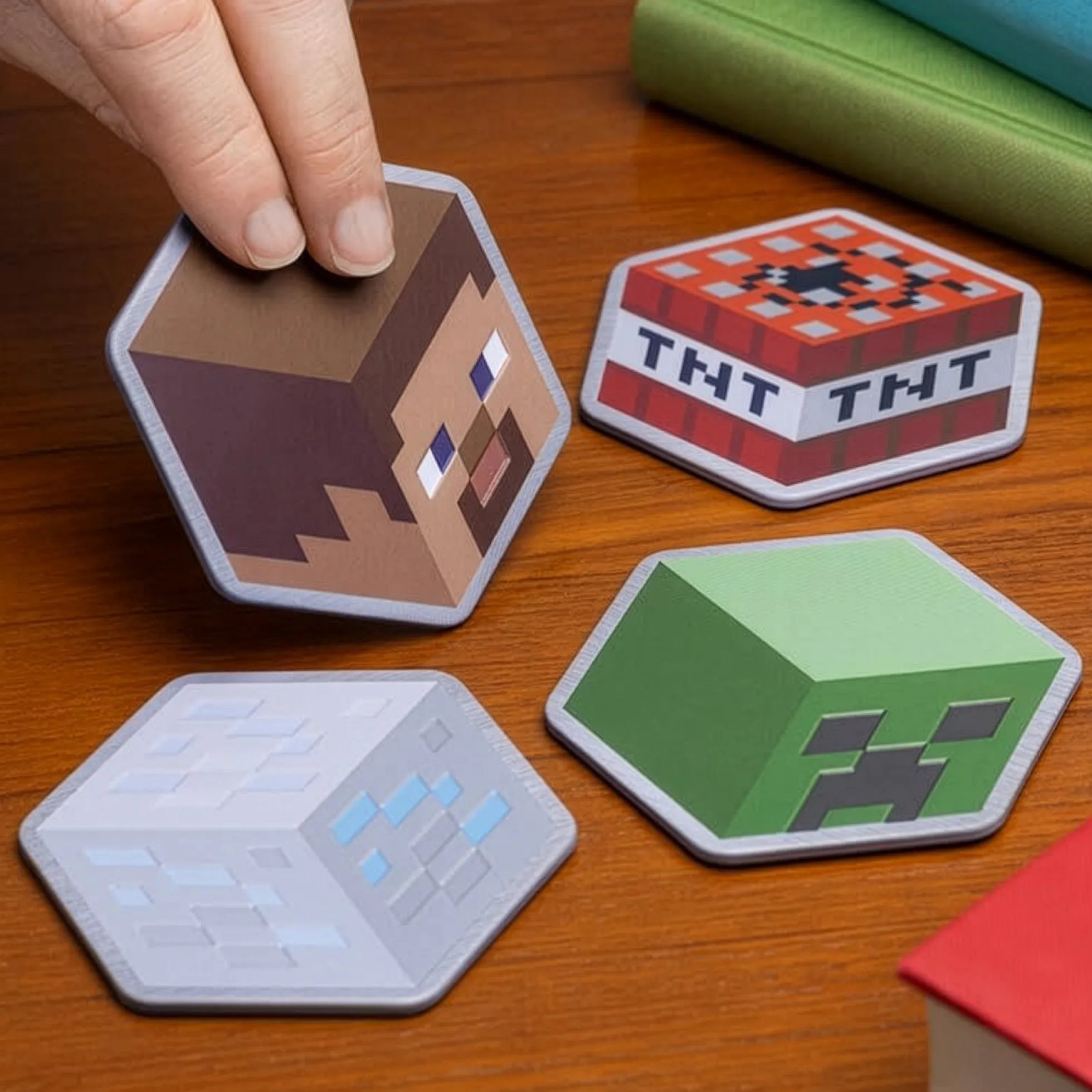 Minecraft Metall Untersetzer