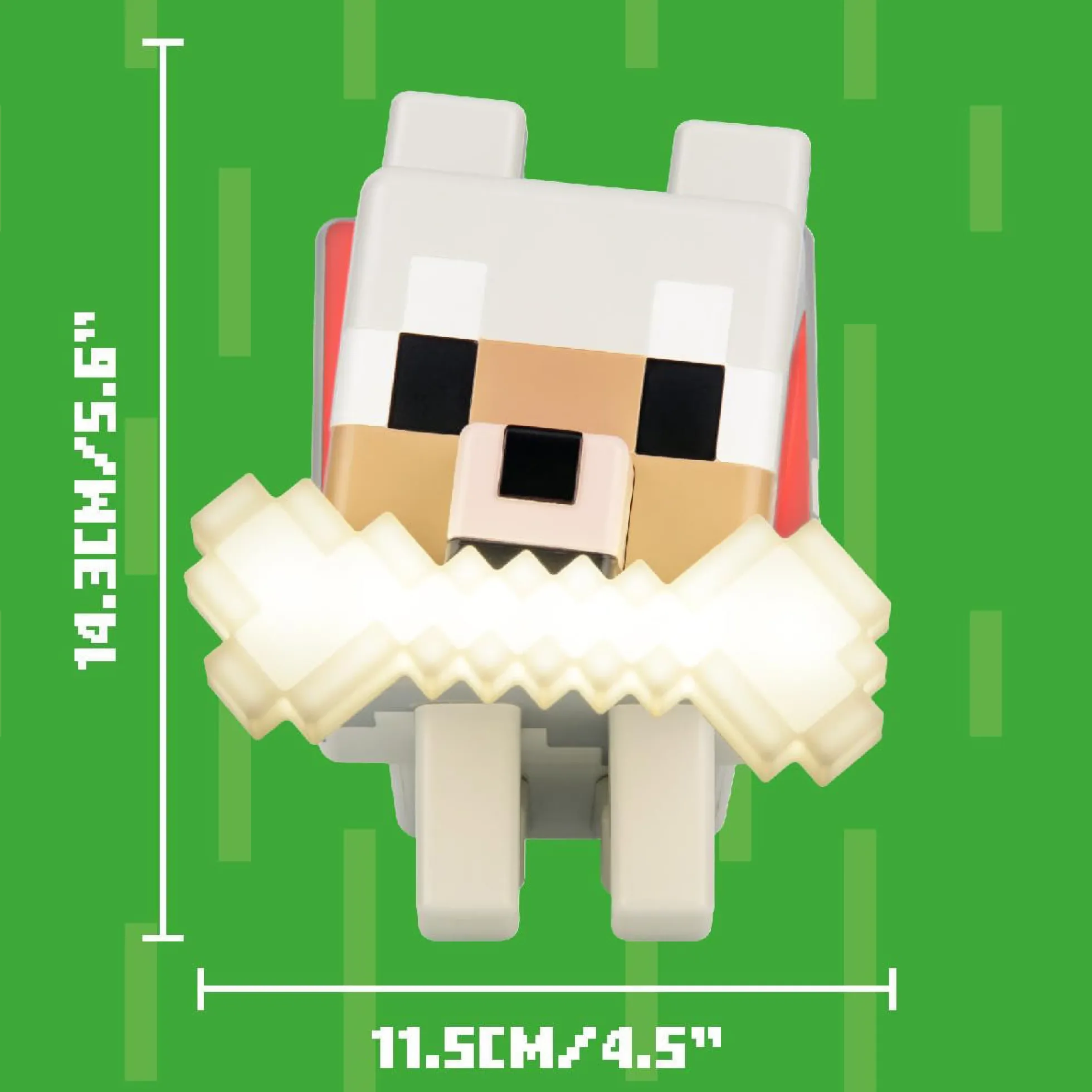Minecraft Wolf 3D Farbwechsel Lampe