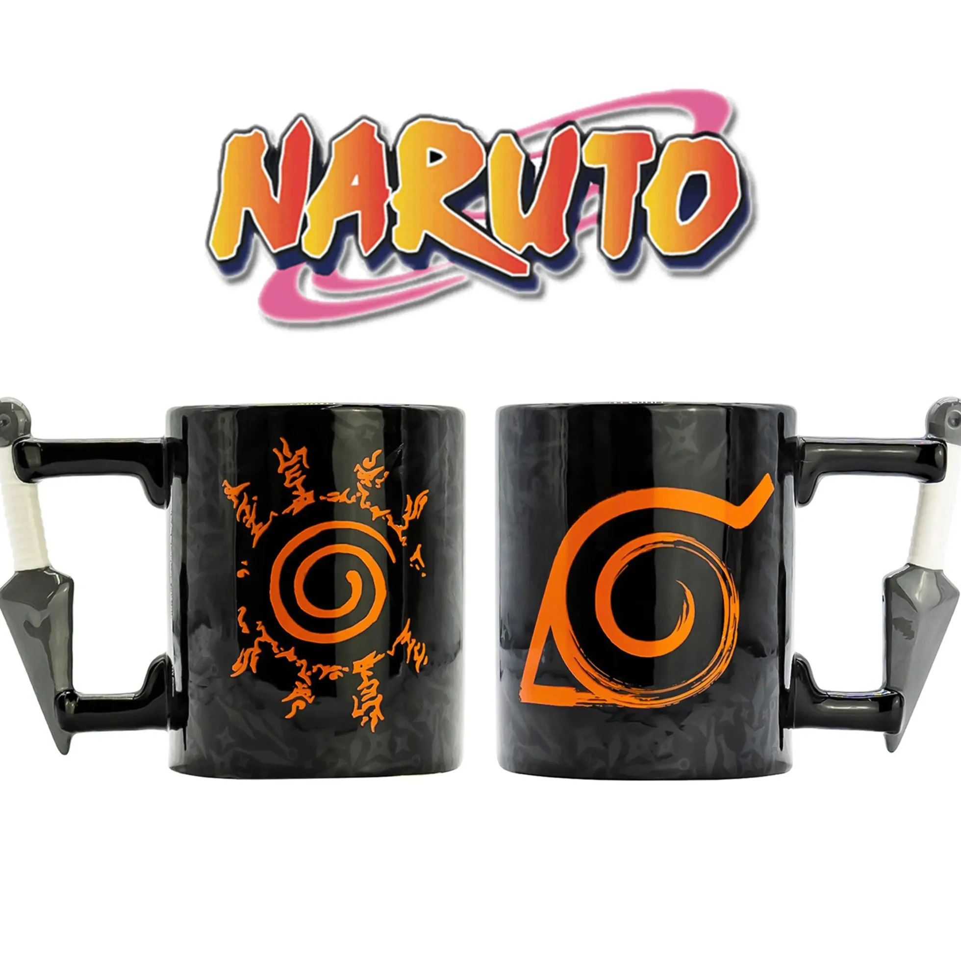 Naruto Shippuden 3D-Becher - Kunai Tasse mit Konoha Symbol