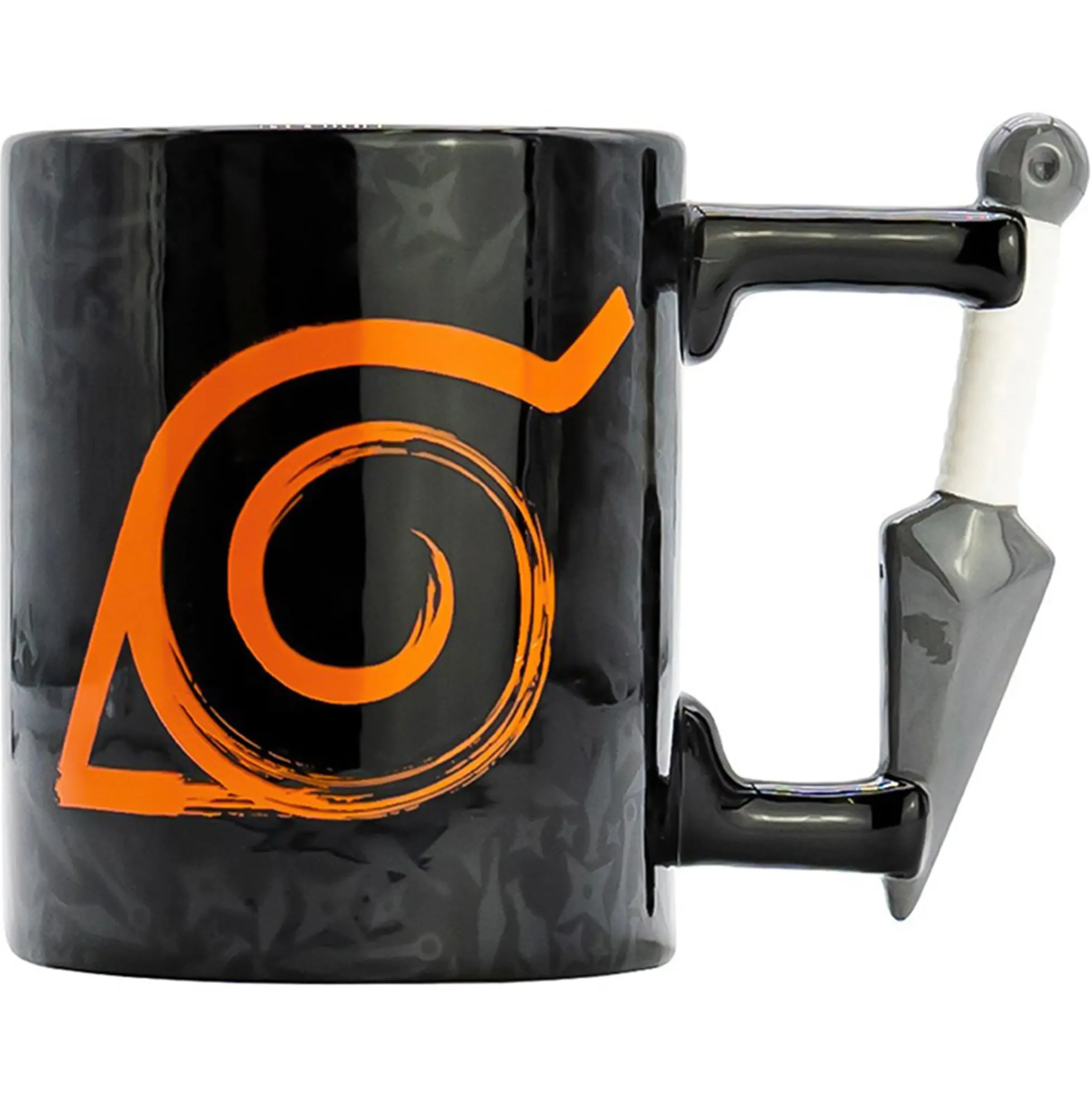 Naruto Shippuden 3D-Becher - Kunai Tasse mit Konoha Symbol