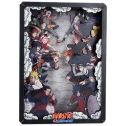 Naruto Shippuden Holz-Theaterbausatz – Kampfszene