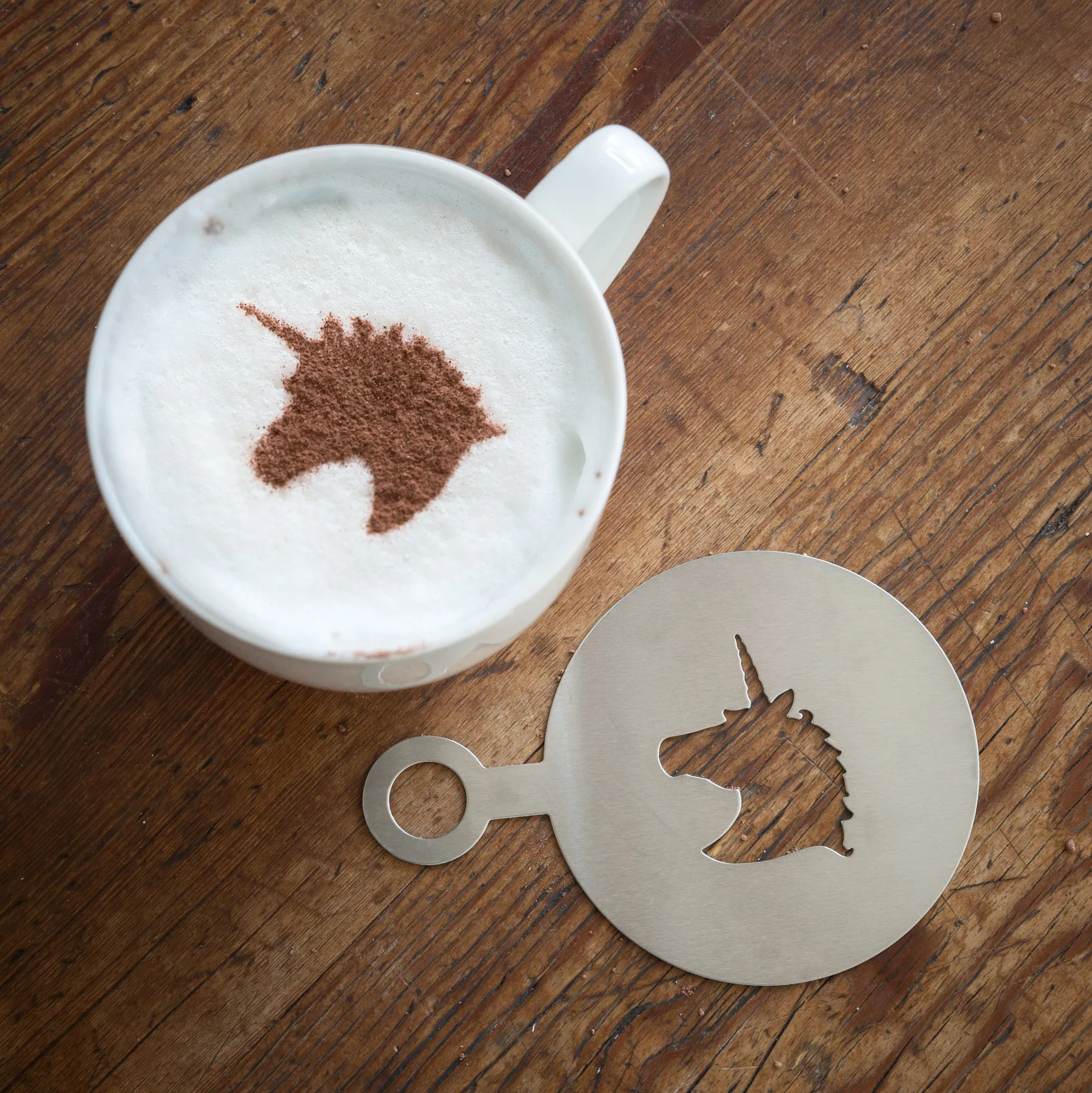 Nerdiges Cappuccino Schablonen-Set