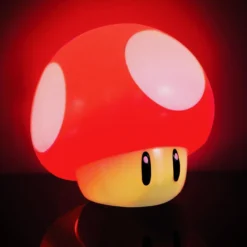 Nintendo Super Mario Pilz Lampe mit Soundeffekt