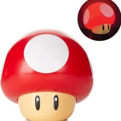 Nintendo Super Mario Pilz Lampe mit Soundeffekt
